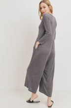 Load image into Gallery viewer, Brushed Knit Culotte Pants Jumpsuit
